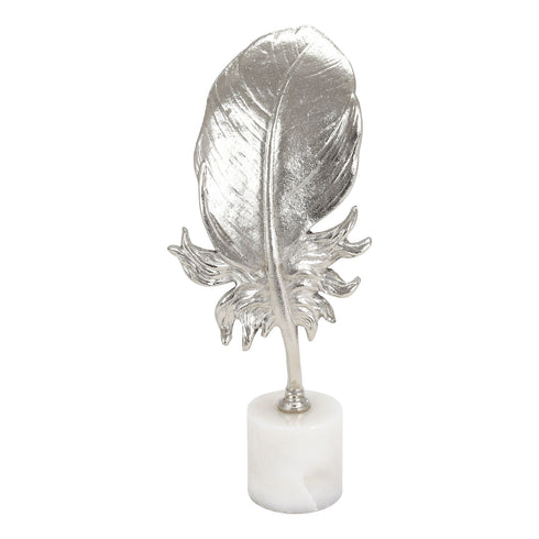 Feather With White Marble
